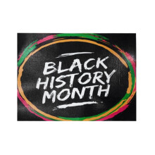 2026 New Black History Month Anniversary Decorative Painting Single Canvas Core Frame Poster
