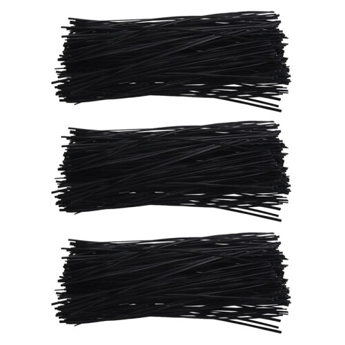 600Pcs Plastic Shell Package Wiederverwendbare Twist Ties Kabelbinder 150mm