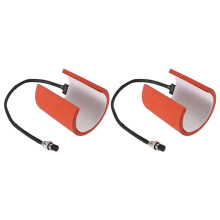 2X Sublimation Machine 220V Silicone Mug Heating Pad Mat Mug Heat Press Parts for Mugs Printing Press 11OZ Cups