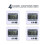 3X Digital Countdown Timer 4 Channel Count  Down Kitchen Cooking Timer Clock 6