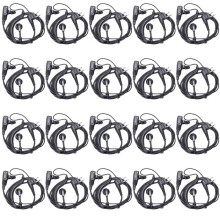 20X 2Pin Ptt Headphones Earpiece for Gp88 Gp68 Gp300 Gp88S Gp3688 Gp3188 Dep450 Ep450 Walkie Talkie