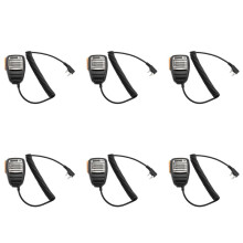 6X 2 Goupilles Haut-Parleur Portable Mic PTT Microphone pour TYT Radios Talkie Walkie 2.5mm Microphone Stereo 3,5 mm Stereo