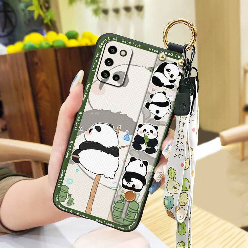 Phone Case For Samsung Galaxy A03s/Sm-A037g Â Anti-Dust, Waterproof, Cute Cartoon Design, Silicone Soft Case With Lanyard & Wristband 9365509651827