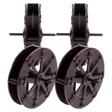 4Pcs Garden Water Wheel Round Plastic Flowing Water Landscape Model for Diy Projects and Outdoor Spaces