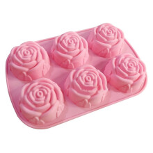Elegant Rose Flower Silicone Mold for Creating Stunning Floral Desserts