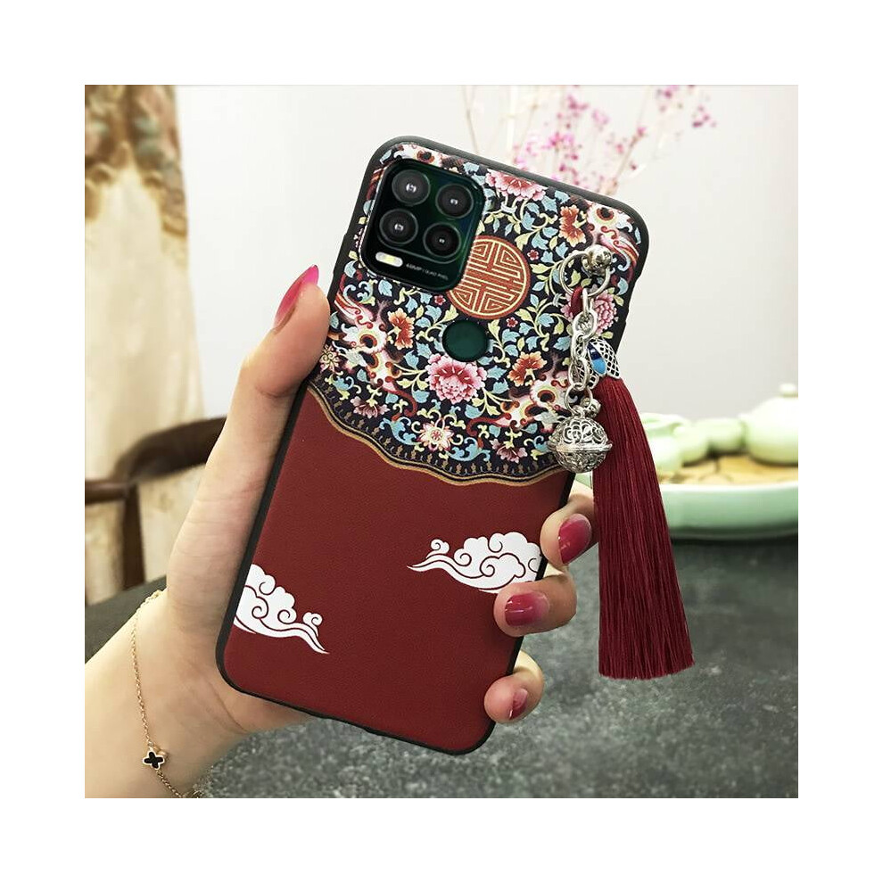 Moto G Stylus 5G Phone Case – Dirt-Resistant, Shockproof, Waterproof Tpu Soft Case With Chinese-Style Tassel Bell, Anti-Dust & Anti-Knock 9365509652244
