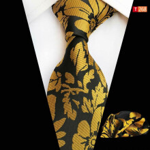Men's Paisley Floral Neckties Handkerchief Pocket Square Wedding Party Tie Set
