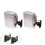3X Universal Rotatable Speaker Wall Mount Stand Bracket 1 Pair Black 5