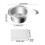 Stainless Steel Sink Filter Basket With Sponge Efficient Drainage Multi Functional Kitchen Organizer 4