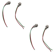 4X T10 Socket W5W Adaptador Soporte de Lámpara de Luz de Goma Suave Accesorios de Coche Conector de Cable Macho A Hembra con Cable