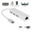 5X USB-C USB 3.1 Type C to USB RJ45 Ethernet Lan Adapter Hub Cable for  PC 2