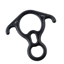 Outdoor Climbing Rings Descender Figure 8 Descender For-Black