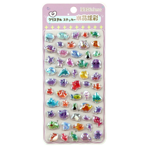 Reusing Tiny Sticker for Phone Case Notebook Handcraft-fish