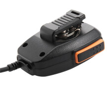 6X 2-Stifts PTT HandhåLlen HöGtalare Mic-Mikrofon för TYT-Radios Walkie-Talkie Ear 2,5 mm Stereo 3,5 mm Stereomikrofon
