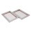 4Pcs A4 Screen Printing Aluminum Frame Stretched 120T Silk Screen Polyester Screen for Printed Circuit Board 4