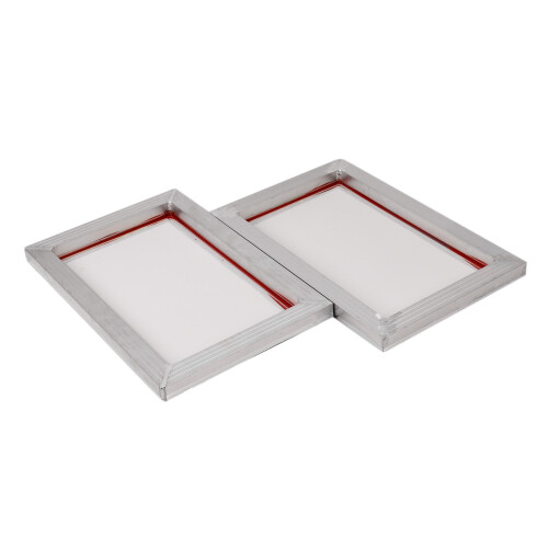 4Pcs A4 Screen Printing Aluminum Frame Stretched 120T Silk Screen Polyester Screen for Printed Circuit Board