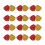 Cheerleader-Pompons Hand-Cheerleader-Pompons mit-Rotgold 1