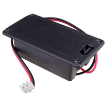 2X 9V Flat Mount Guitar Active Pickup Battery Cover Hold Box Battery Storage Case for Electric Guitar Bass Accessory