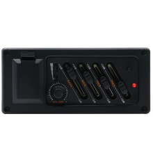 Pickup for acoustic guitar, Ebox pickup, 4band, equalizer with tuner, backlit, replacement for acoustic guitar 7545PRO