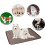 Quilted Cooling Pet Mat with Thermal-Regulating Fabric, Multi-Surface Application for Summer Comfort 5