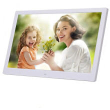 10 Inch Digital Photo Frame with Remote Control, HD Display, Clock and Music, Black