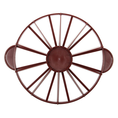 Cake Slice Divider with Dual Portion Marking for 10 and 12 Slices, Ergonomic EasyGrip Handles