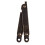 Furniture Box Rotatable Folding Lid Support Hinge Bronze Tone 12Pcs 4