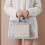 Handtas opbergtas beige transparant 2XL met ritssluiting 7