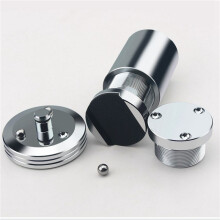 2X Pieds de Ligne Audio HiFi RéGlables en Alliage D'Aluminium, Support de Câble D'Alimentation pour Amplificateur, Support de Fil pour Clou