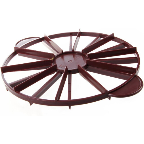 Cake Slice Divider with Dual Portion Marking for 10 and 12 Slices, Ergonomic EasyGrip Handles 1