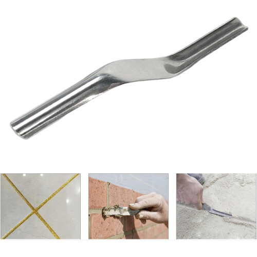 Stainless Steel Brick Jointer Masonry Tool Dual Head Convex Joint Finisher 19.4mm Width 1