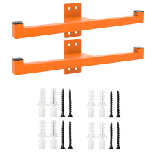 Wall Mounted Tool Hanger Organizes Trimmers Mowers Blowers-2PCS