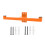 Heavy Steel Wall Mount Rack Multipurpose Tool Holder-1PCS 1