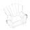 Transparent Toy Storage Sofa Modern Design Safe PVC Component 1