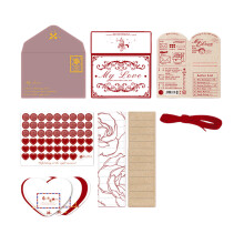 52Pcs Tiny Heart Shape Envelope For-Thrilling at the rig