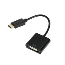 DisplayPort to DVI Adapter 25cm Cable, Resolution Video Output and Stable Signal Transmission