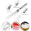 Pack of 2 Angled Cake Palette, Silver Angle Palette, Small, Washable 2