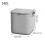 Foldable Clothes Storage Bin with Reinforced Handles and 3