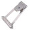 Pont de guitare électrique Semi-creux de remplacement,-Argent 1