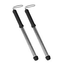 2Pcs Muscle Building Cords Bicep Tricep Strengthener-Black