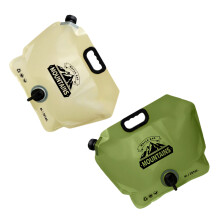 8L Camping Water Bag Portable Outdoor Travel- khaki green