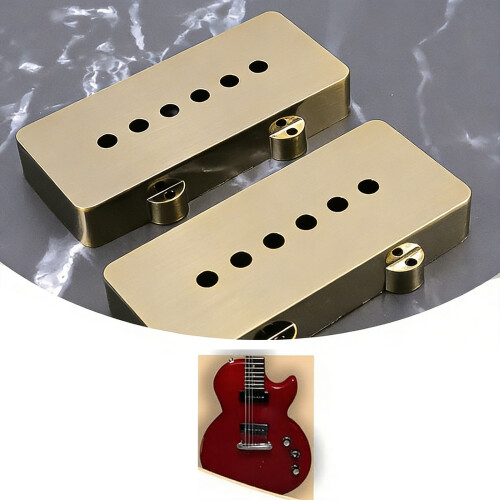 Couvercle de micro de guitare en plastique léger,-Bronzé 1