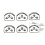 6Pcs Classical Guitar String Retainer Guitar String Lock-sand 4