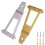 Guitar 6 Strings Archtop Trapeze Tailpiece Bridge for-Golden 2