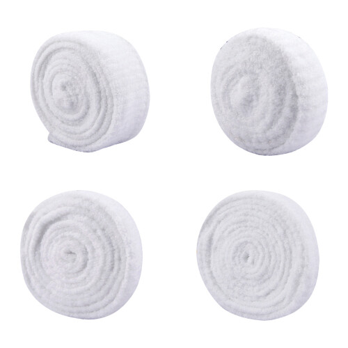 2 stuks elastische buisvormige bandage wrap-Wit 5,8 cm x 2 m 1
