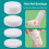 2 Stuks Tubulaire Bandage 2Meter Elastisch-Wit 2,5 cm x 2 m 5