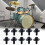 10Pcs Ear Mounting Screws Fasteners Washers Drum Hardware 2
