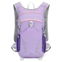 Compact Travel Backpack with Comfortable Padding-Purple Color