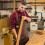 Canvas Tool Apron Adjustable Strap For Man Women-Black 7