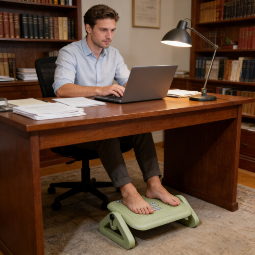 Transportable Bending Modifiable Footrest for-Light Green 1